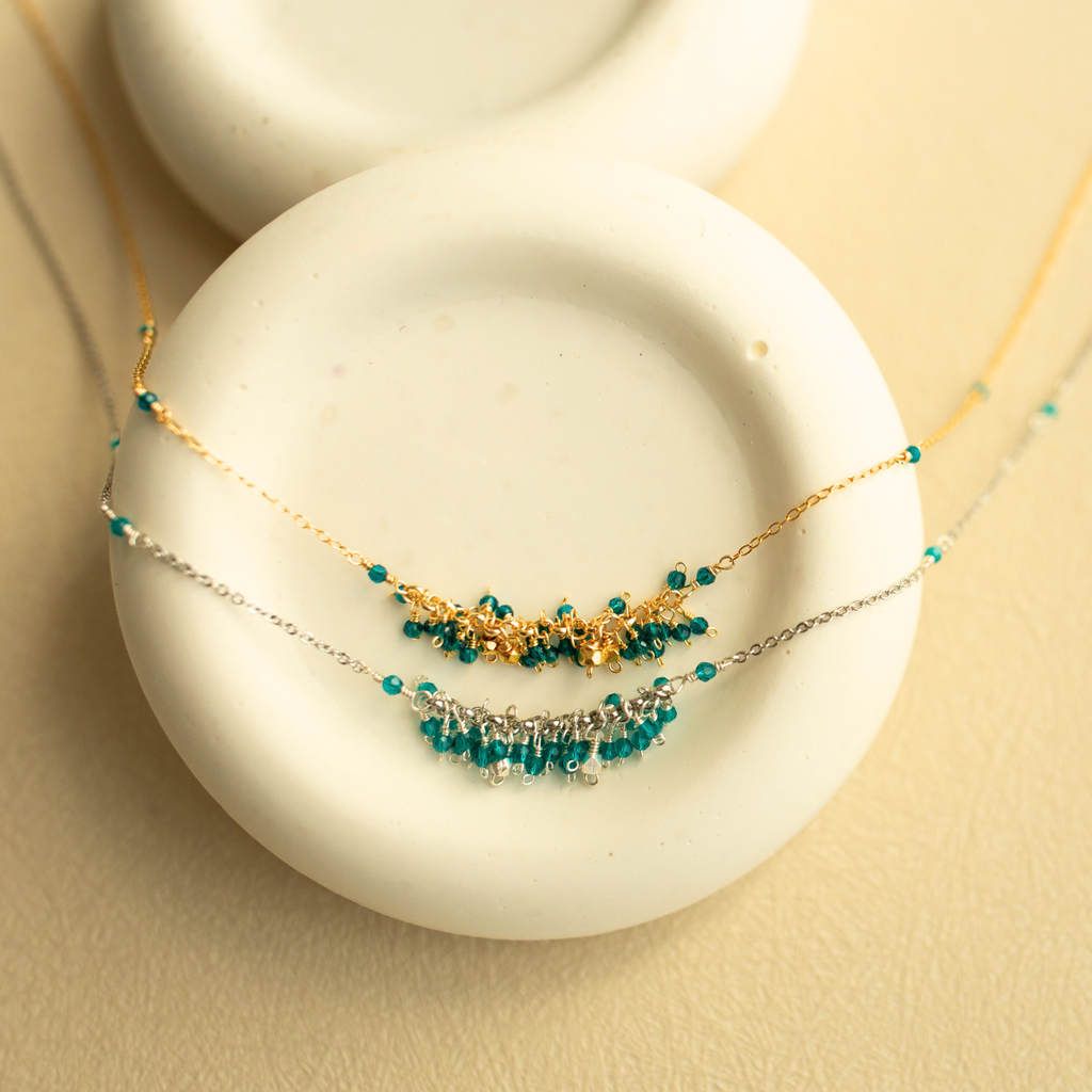 London Blue Quartz Reign Necklace
