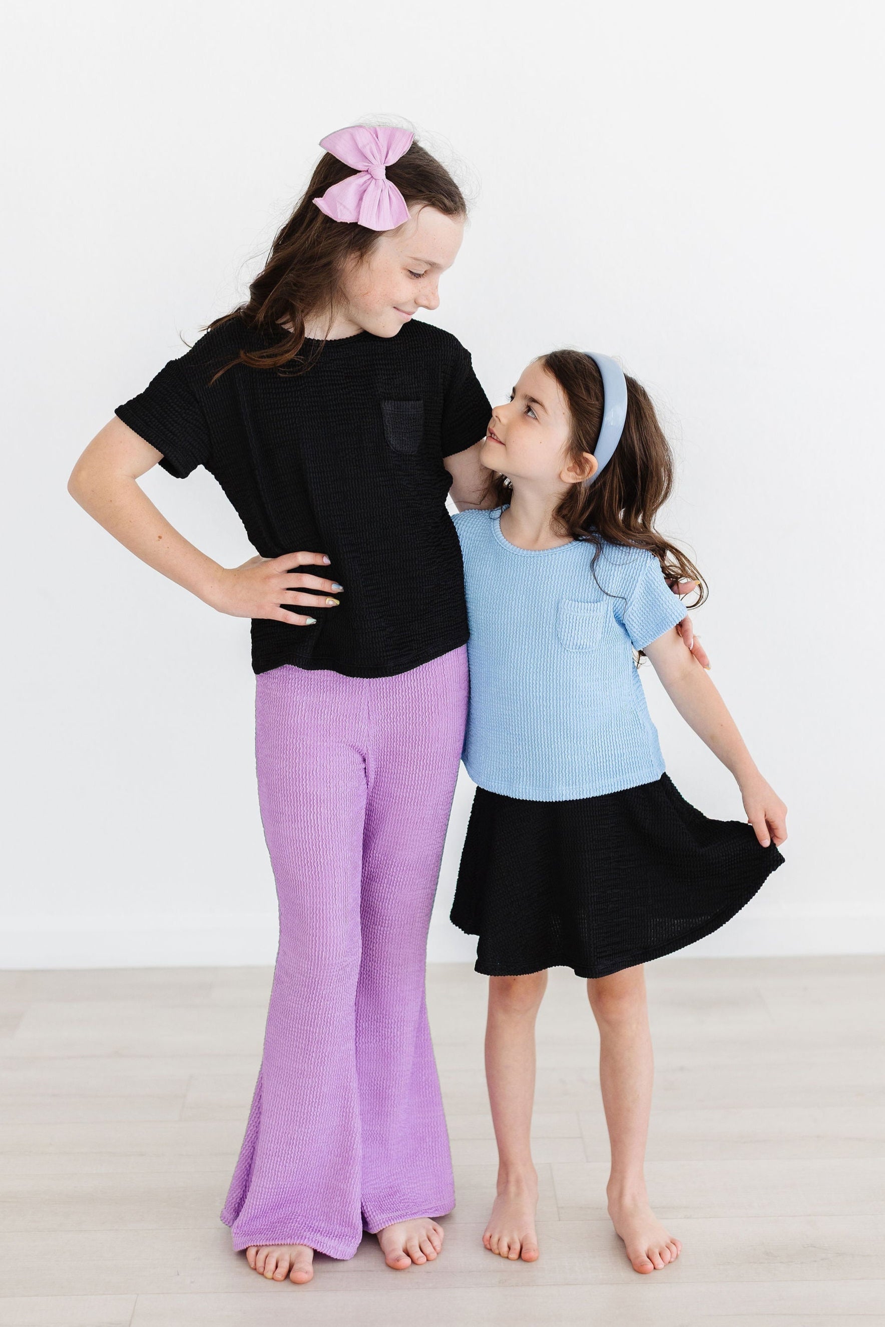 SALE Sky Blue Scrunchy Pocket Tee