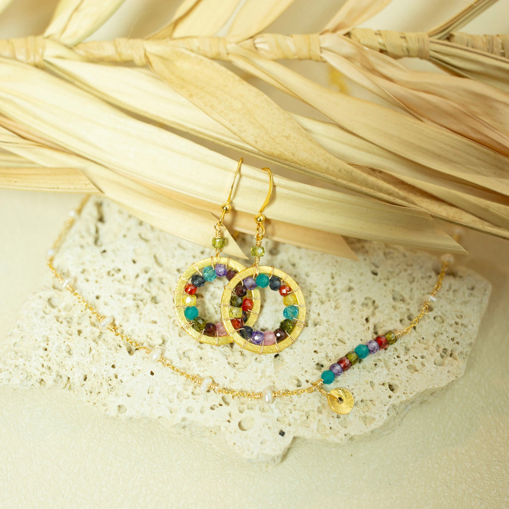 Mini Halo Earrings