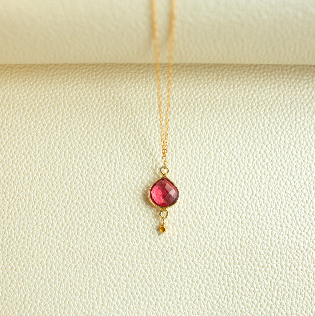Pink Tourmaline Ballet Pendant