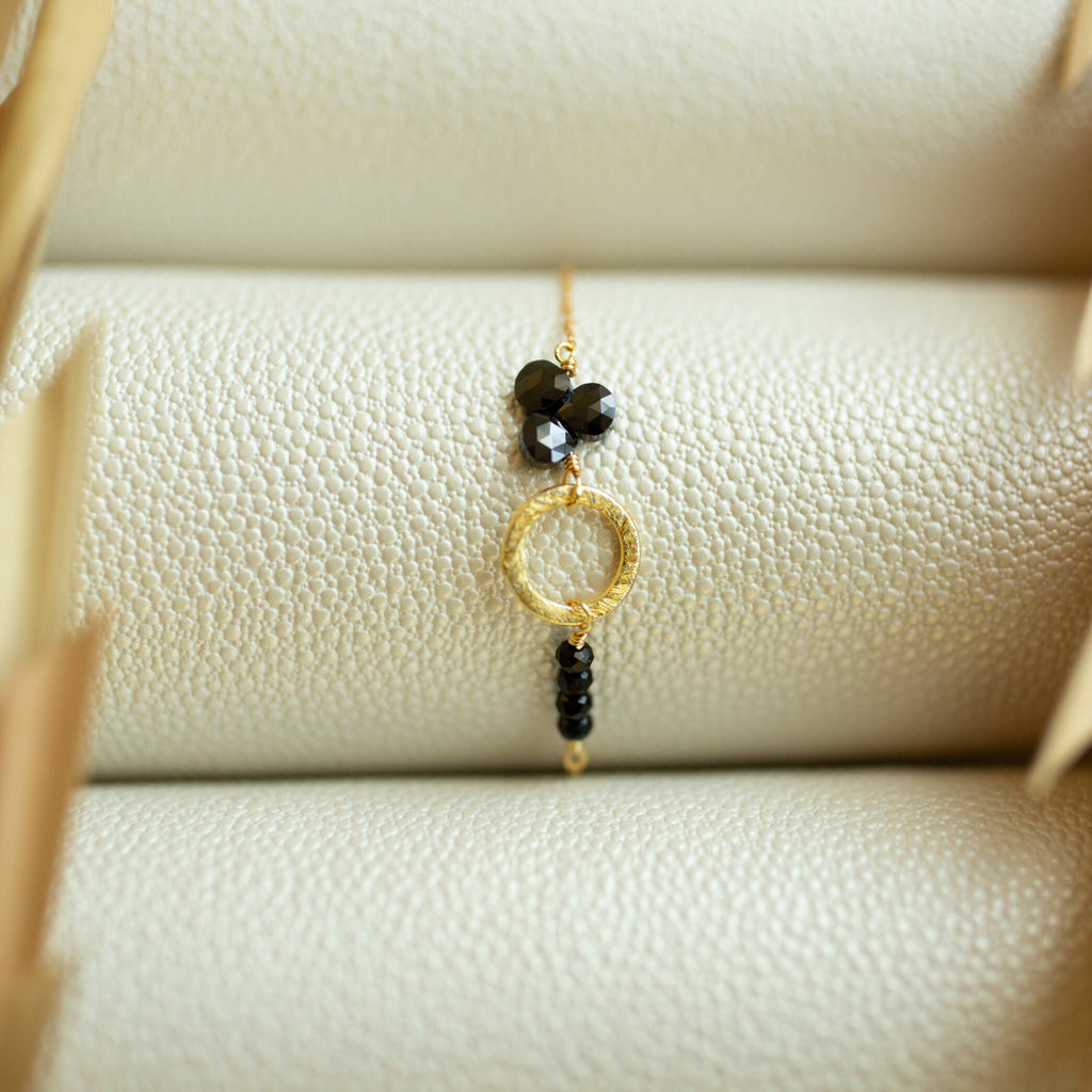 Black Spinel Solara Bracelet