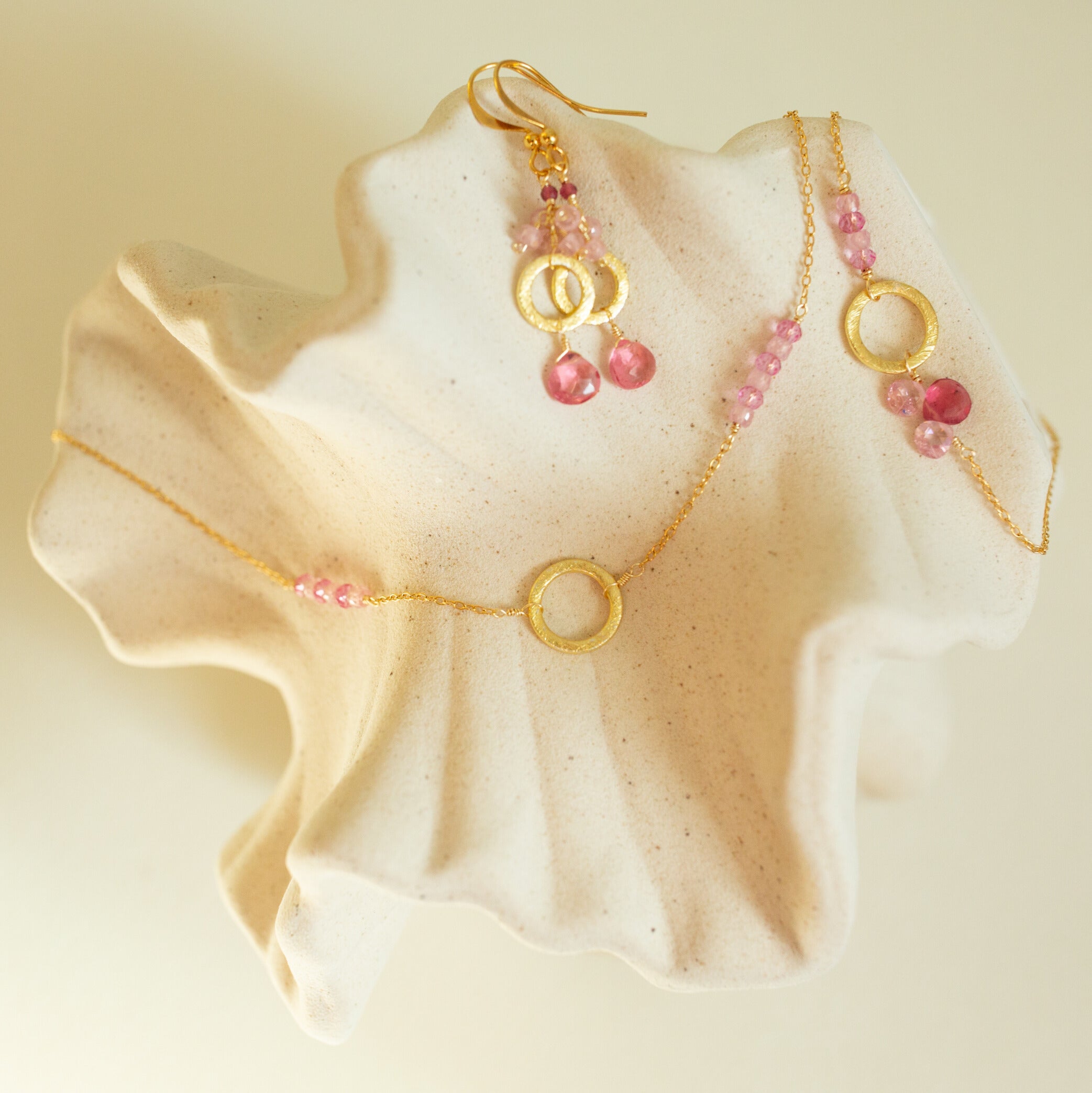 Pink Tourmaline Solara Bracelet