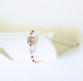 Rhodolite Garnet Silver Isla Bracelet