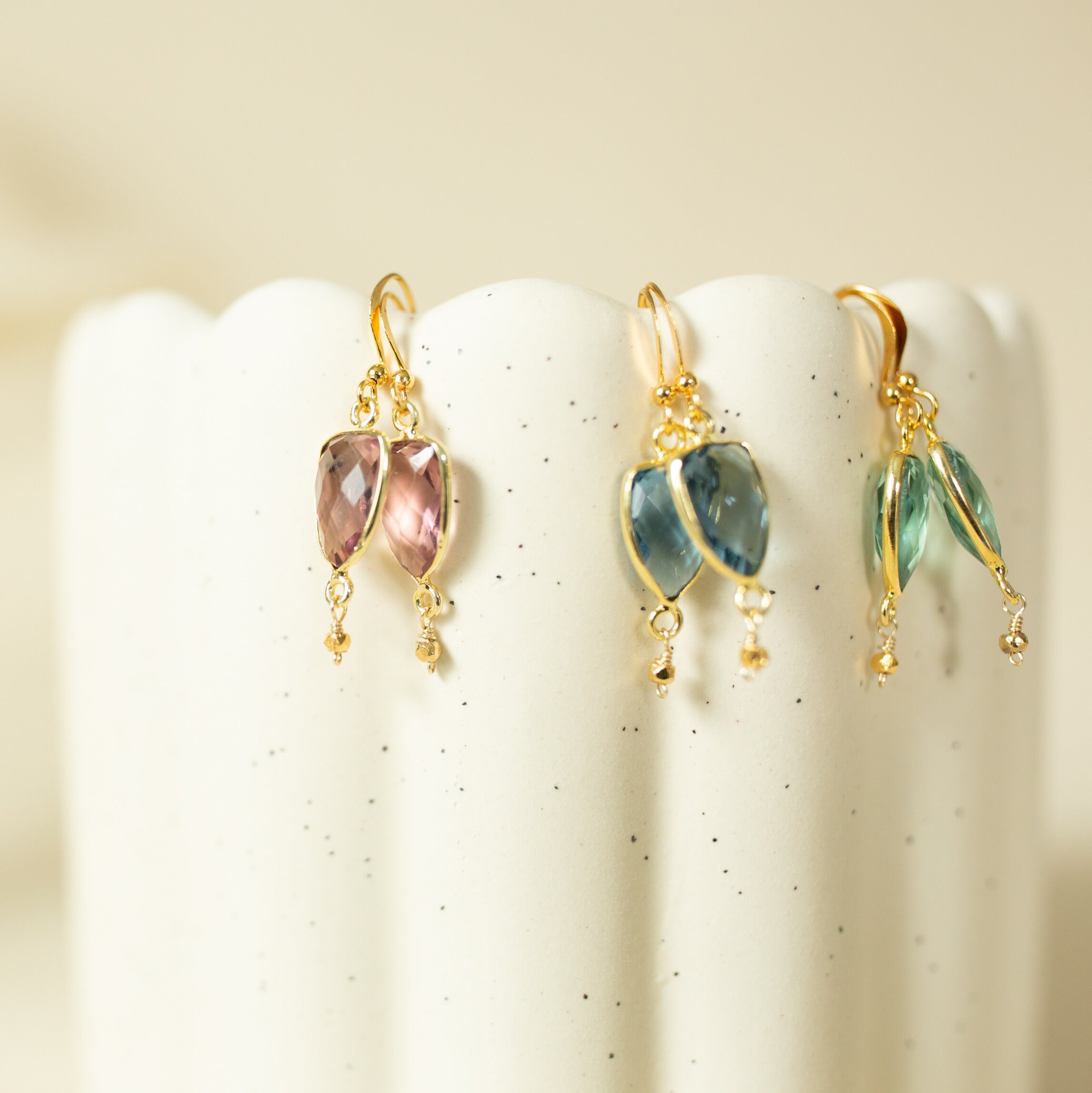 London Blue Gold Isla Earrings
