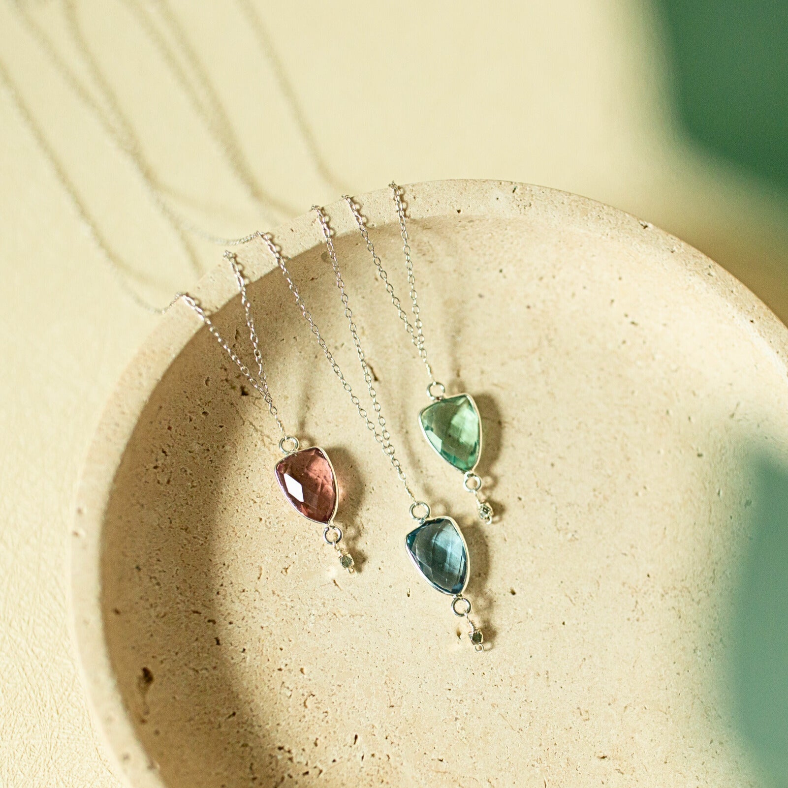London Blue Gold Isla Necklace