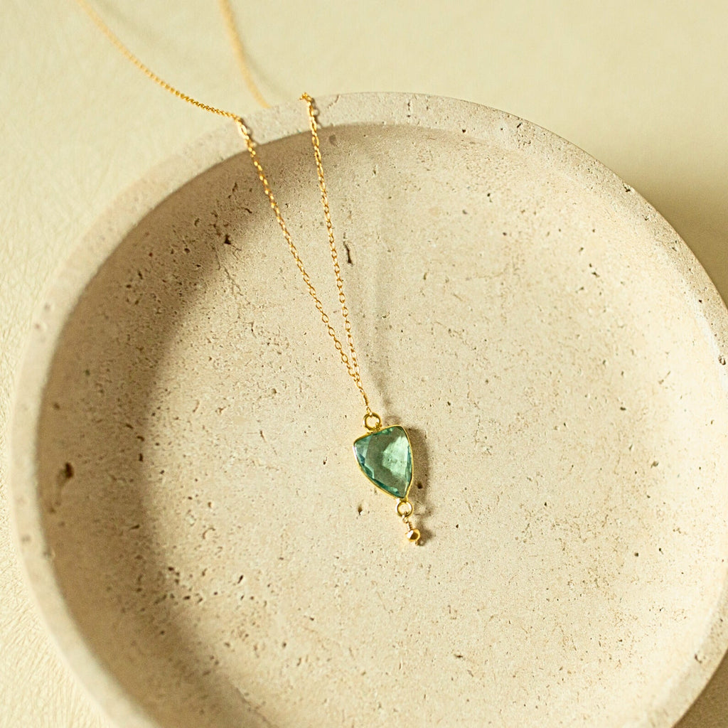Green Amethyst Gold Isla Collection