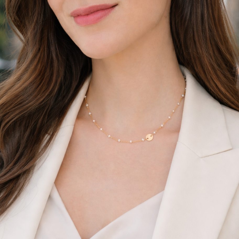 Pearl Paloma Chain Necklace