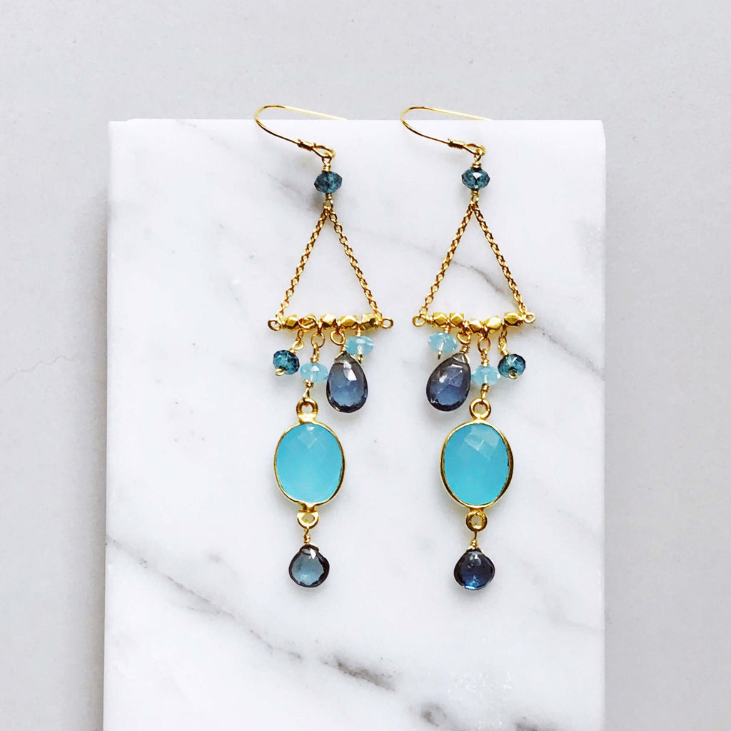 Rainbow Chandie Earrings