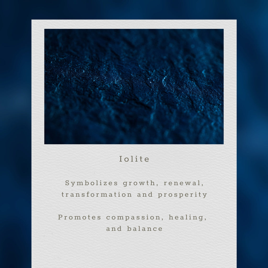 Iolite Yoga Pendant