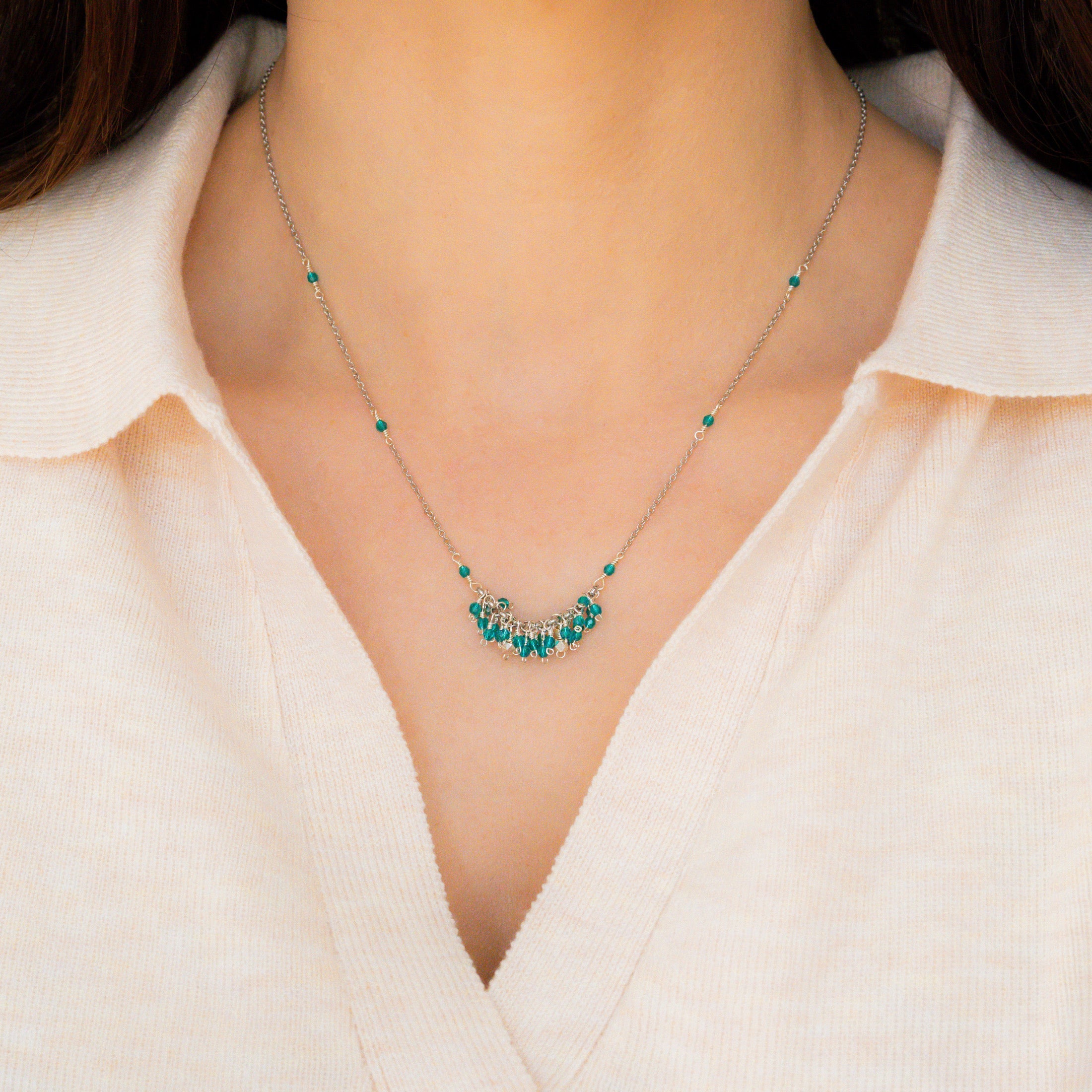 Black Spinel Reign Necklace
