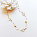 Opalite Gold Bezel Chain