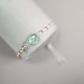 Green Amethyst Silver Isla Bracelet