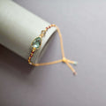 Green Amethyst Gold Isla Bracelet