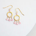 Rose Quartz Mini Boho Earrings