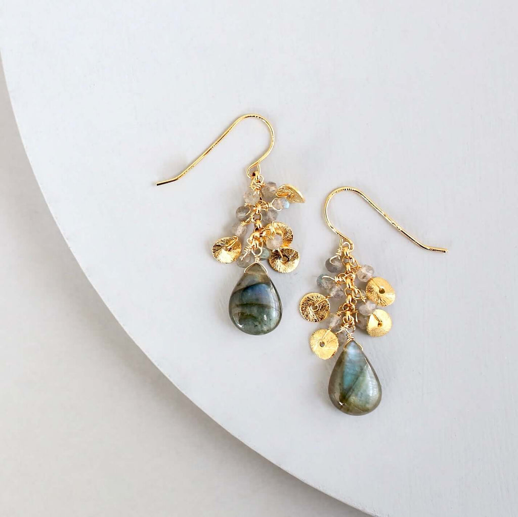 Labradorite Aurora Earrings