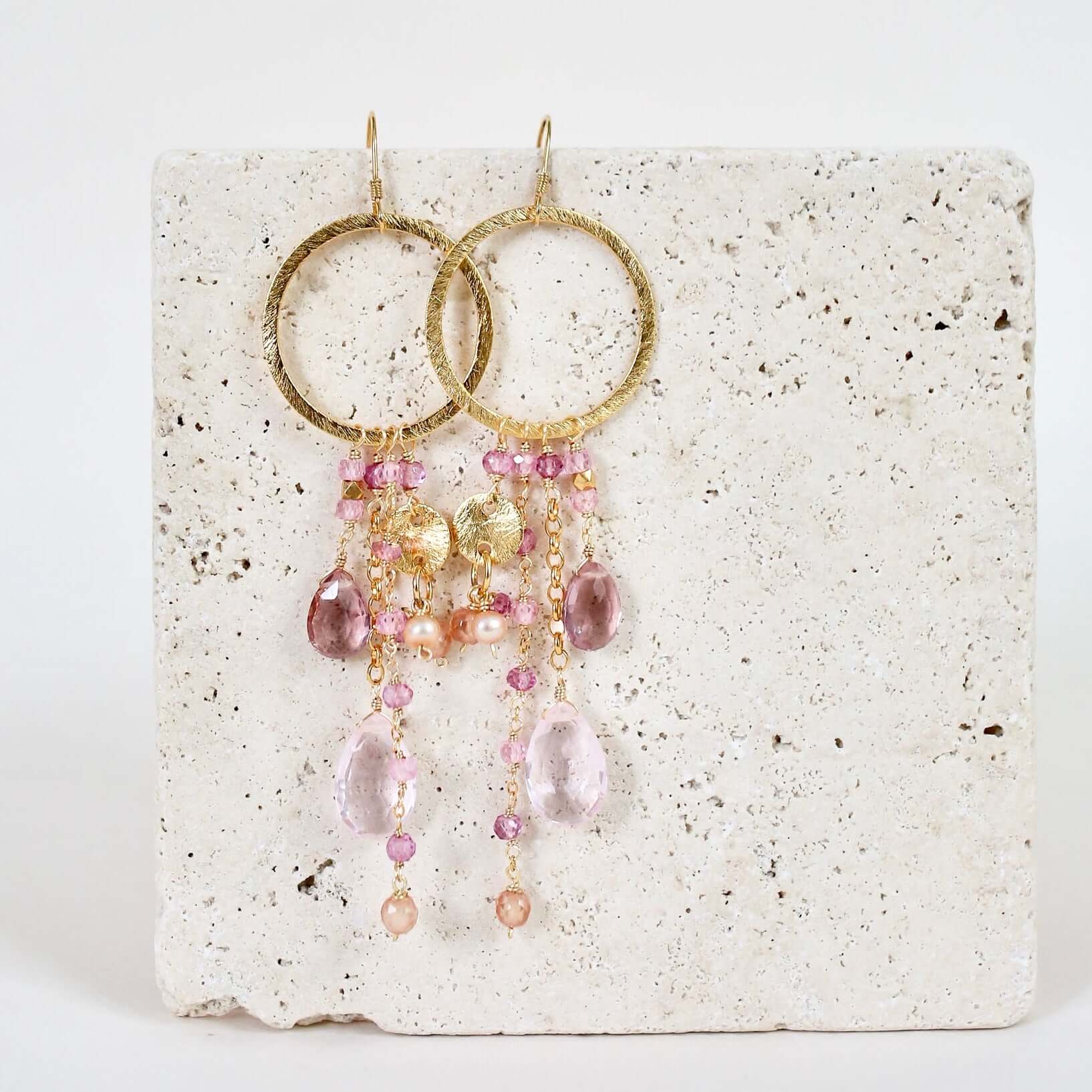 Amethyst & Citrine Ammil Earrings