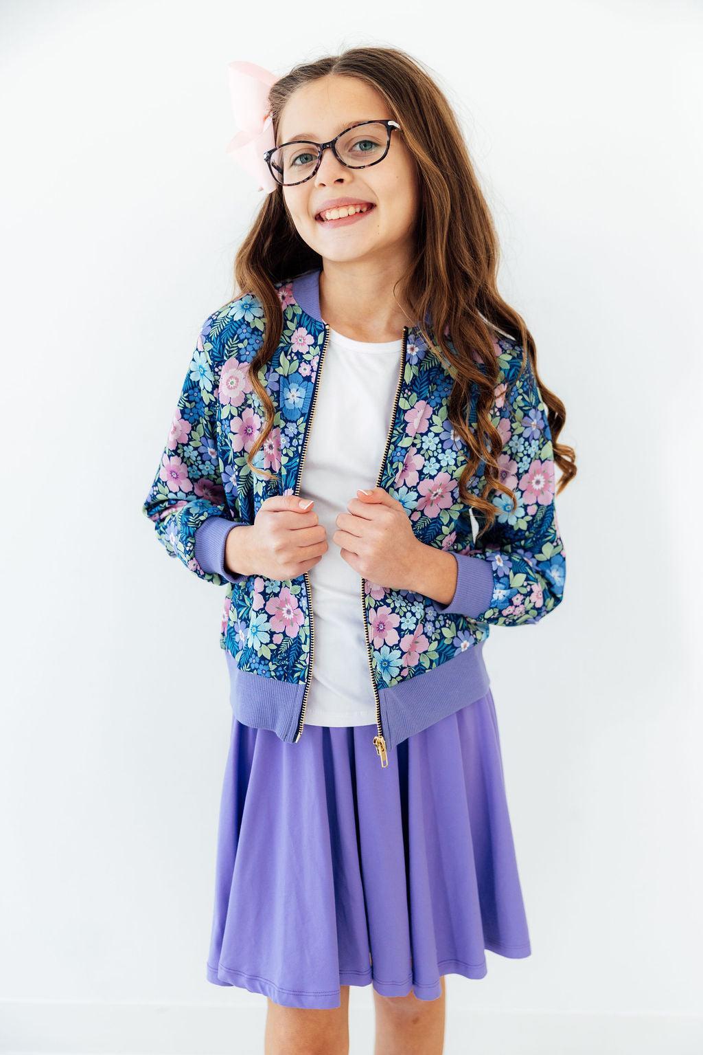 Periwinkle Twirl Skort